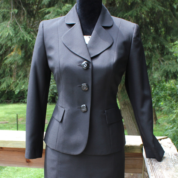 Kasper Petite Separates Three Button Blazer 4P - Picture 2 of 8